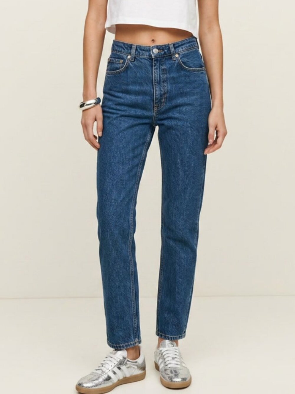 & Other Stories Straight Leg Classic Denim Jeans Size 28